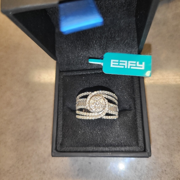 Effy 1.58 carat 14k white gold size 7 ring - Picture 4 of 9